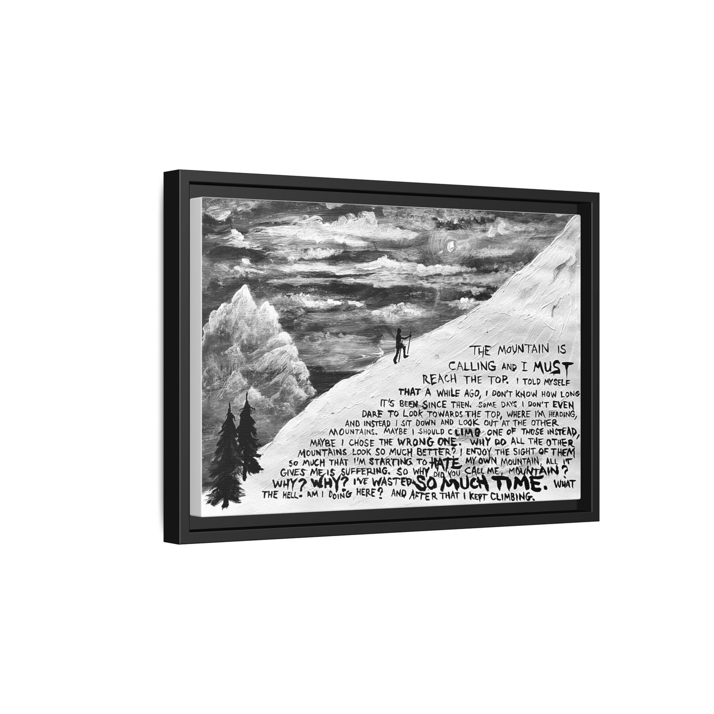 the mountain (print on canvas)