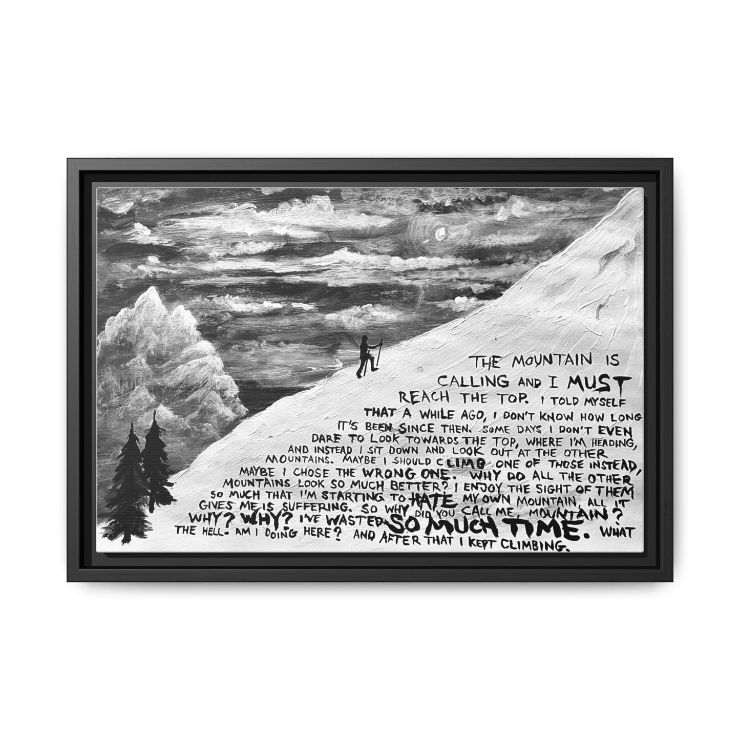 the mountain (print on canvas)