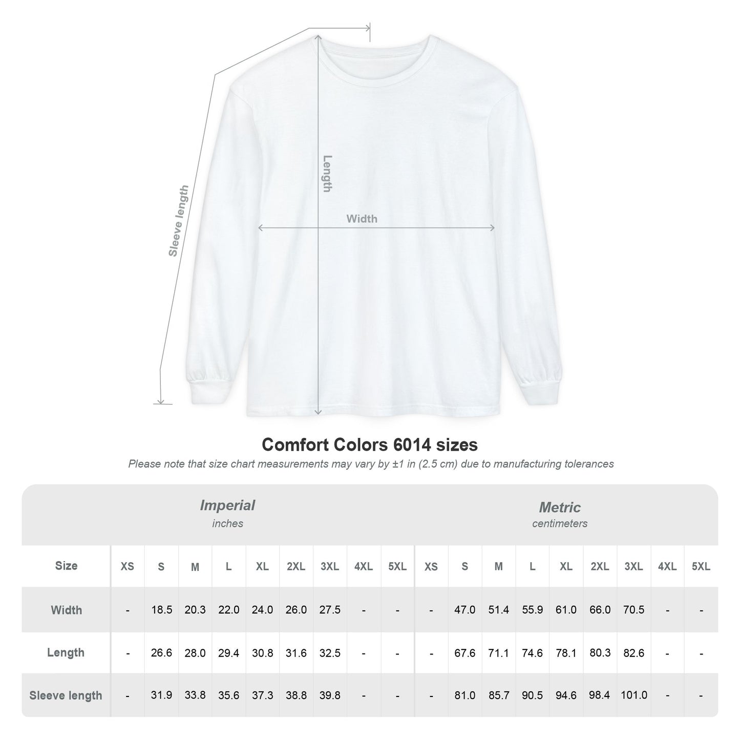 'the pattern' long sleeve
